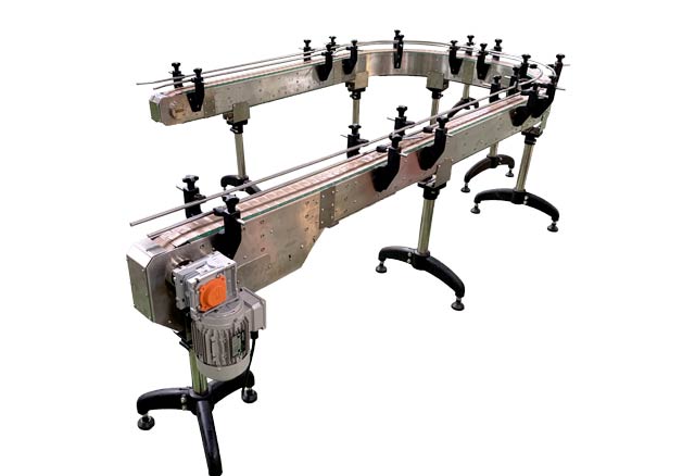 U-Curve Table Top Chain Conveyor